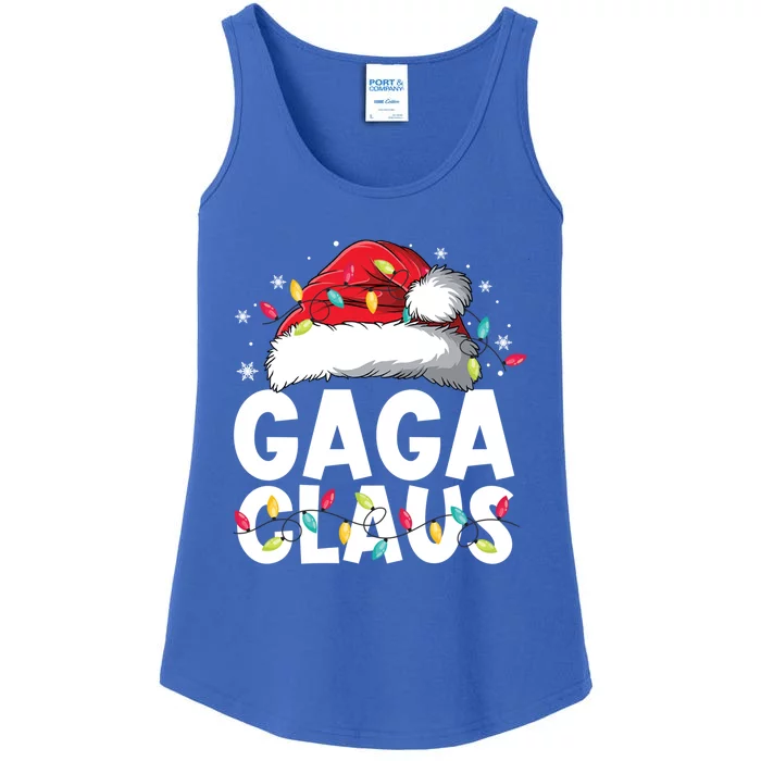 Gaga Claus Matching Family Pajamas Funny Christmas Party Gift Ladies Essential Tank