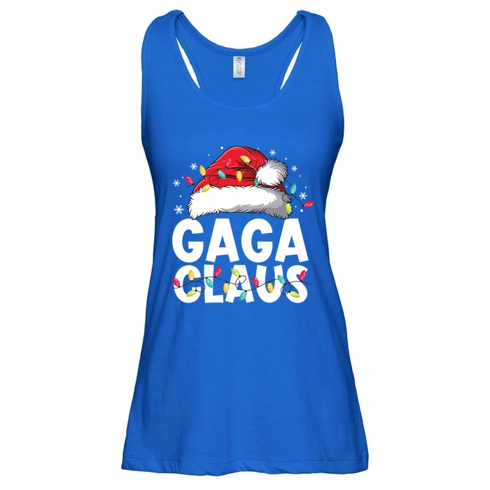 Gaga Claus Matching Family Pajamas Funny Christmas Party Gift Ladies Essential Flowy Tank