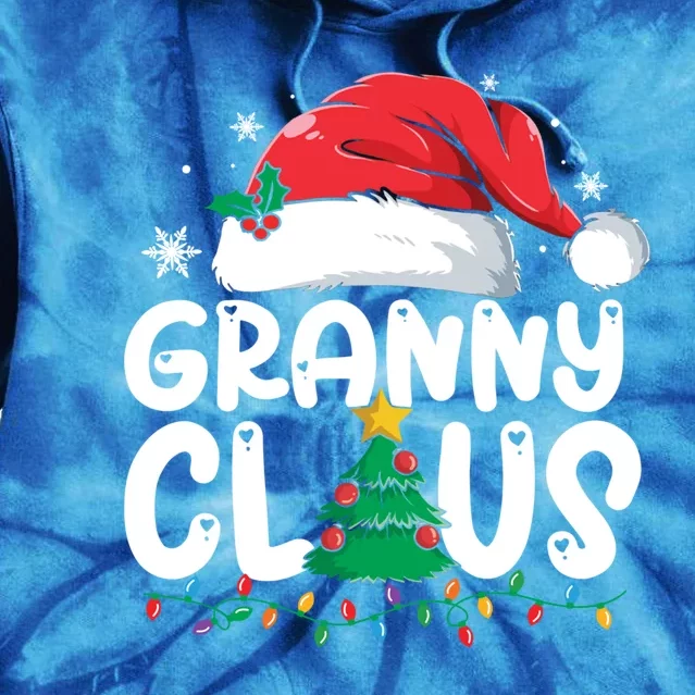 Granny Claus Matching Group Xmas Family Christmas Pajama Funny Gift Tie Dye Hoodie