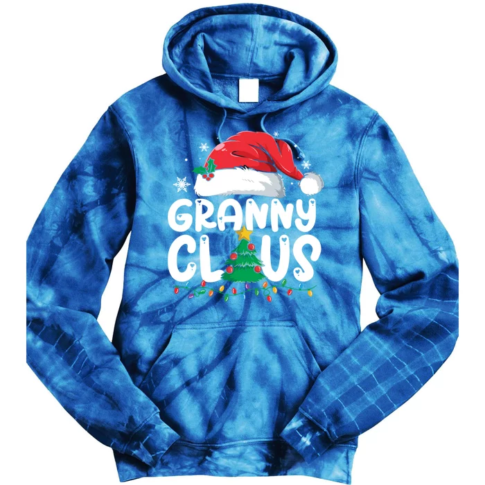 Granny Claus Matching Group Xmas Family Christmas Pajama Funny Gift Tie Dye Hoodie