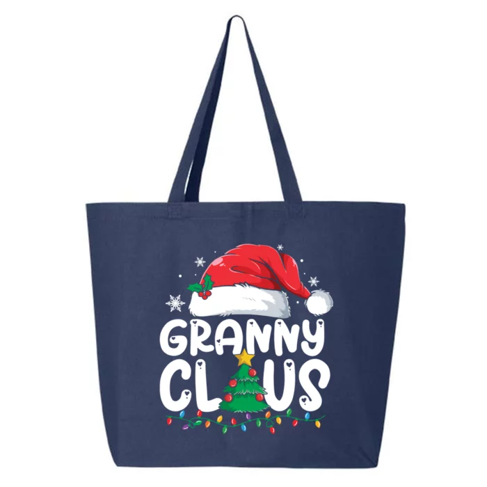 Granny Claus Matching Group Xmas Family Christmas Pajama Funny Gift 25L Jumbo Tote