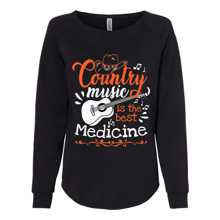 Guitar Country Music Lover Womens California Wash Sweatshirt