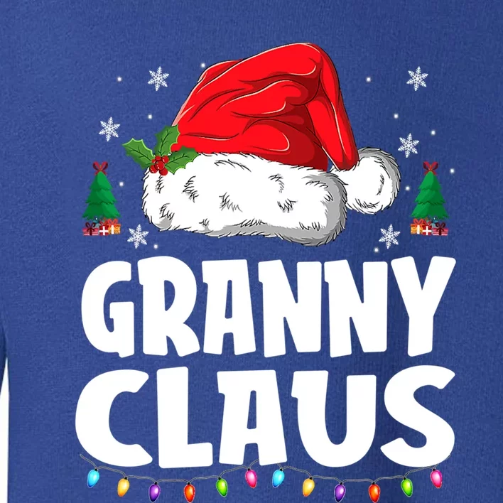 Granny Claus Matching Group Xmas Family Christmas Pajama Meaningful Gift Toddler Sweatshirt