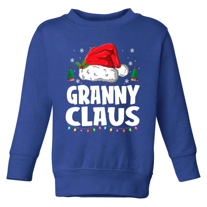 Granny Claus Matching Group Xmas Family Christmas Pajama Meaningful Gift Toddler Sweatshirt