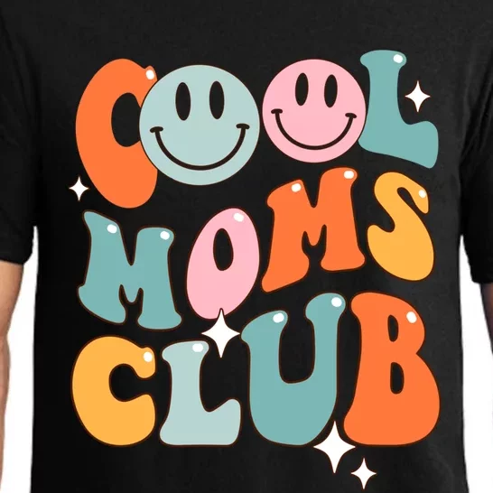 Groovy Cool Moms Club Funny Smile MotherS Day Gift Pajama Set