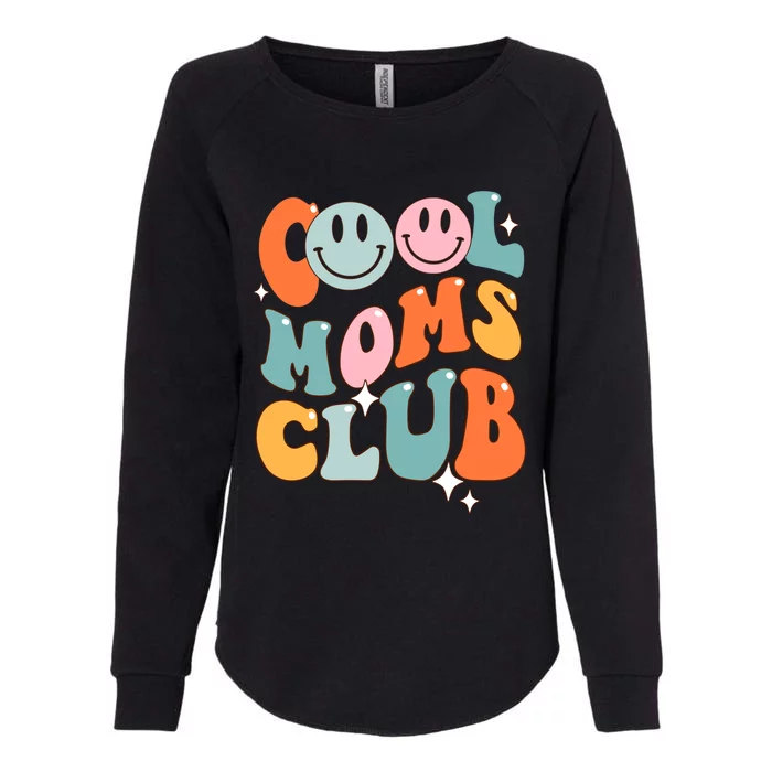 Groovy Cool Moms Club Funny Smile MotherS Day Gift Womens California Wash Sweatshirt