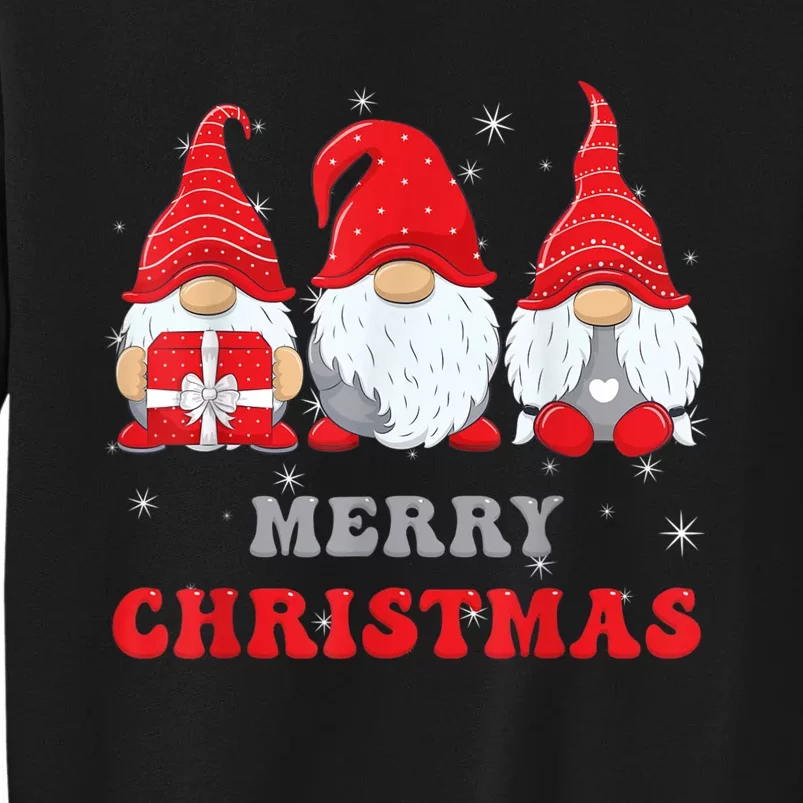 Gnome Christmas Merry Christmas Family Matching Christmas Tall Sweatshirt