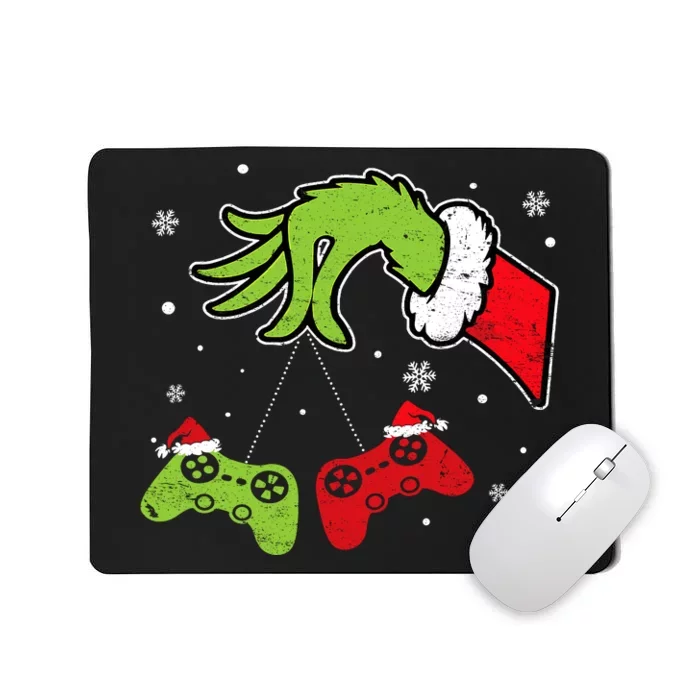 Gaming Christmas Matching Pajamas Funny Gamer Mousepad