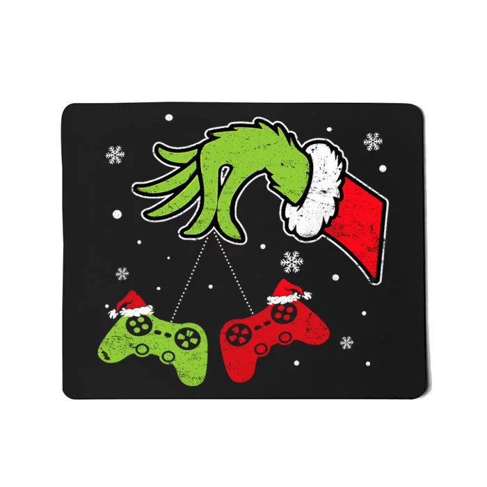 Gaming Christmas Matching Pajamas Funny Gamer Mousepad