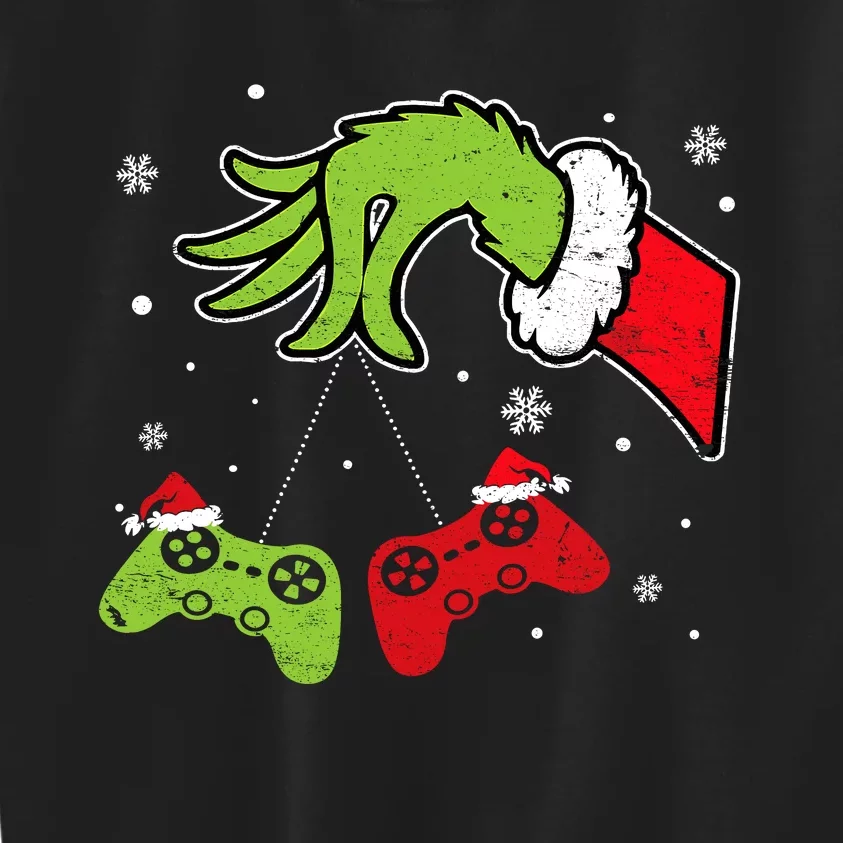 Gaming Christmas Matching Pajamas Funny Gamer Kids Sweatshirt