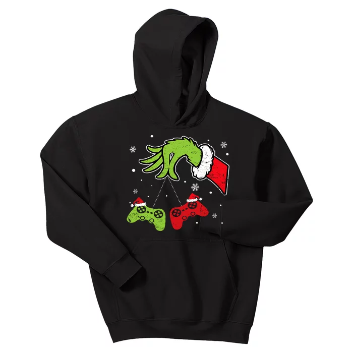 Gaming Christmas Matching Pajamas Funny Gamer Kids Hoodie