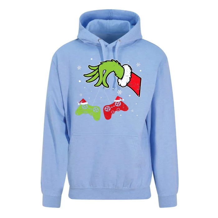 Gaming Christmas Matching Pajamas Funny Gamer Unisex Surf Hoodie