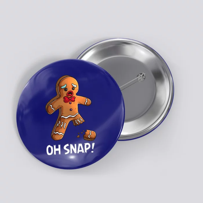 Gingerbread Christmas Market Baking Gingerbread Man Oh Snap Button