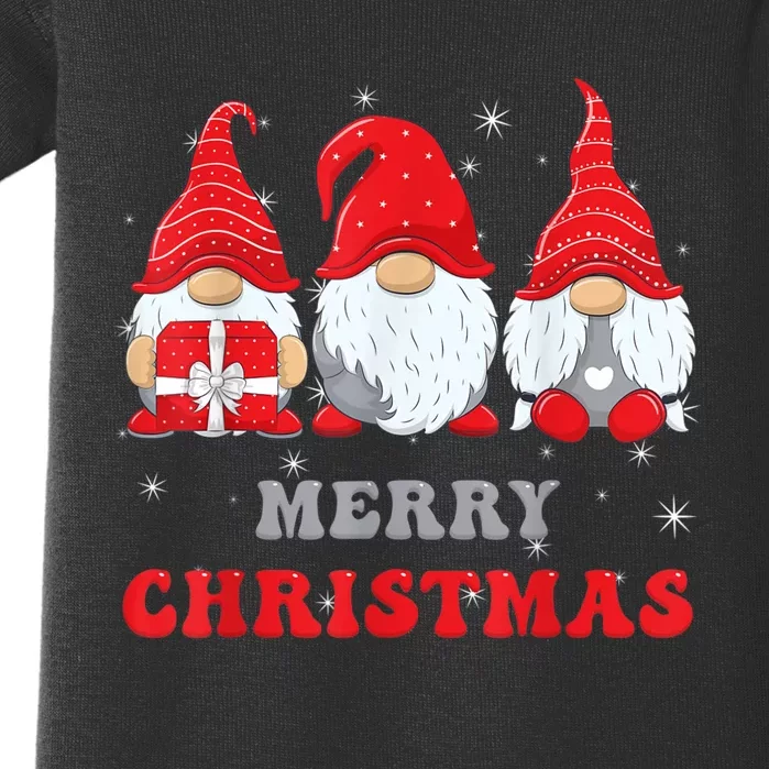 Gnome Christmas Merry Christmas Family Matching Christmas Baby Bodysuit