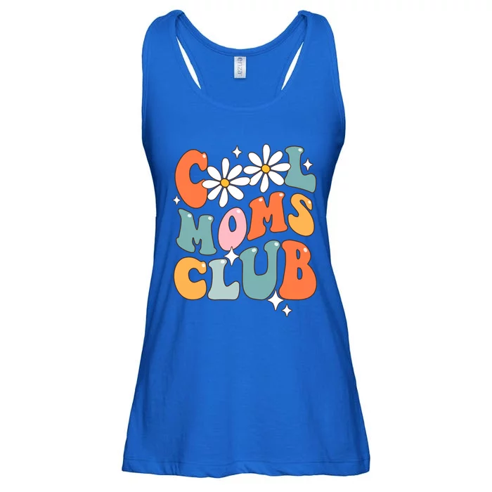 Groovy Cool Moms Club Funny Smile Mothers Day Great Gift Ladies Essential Flowy Tank