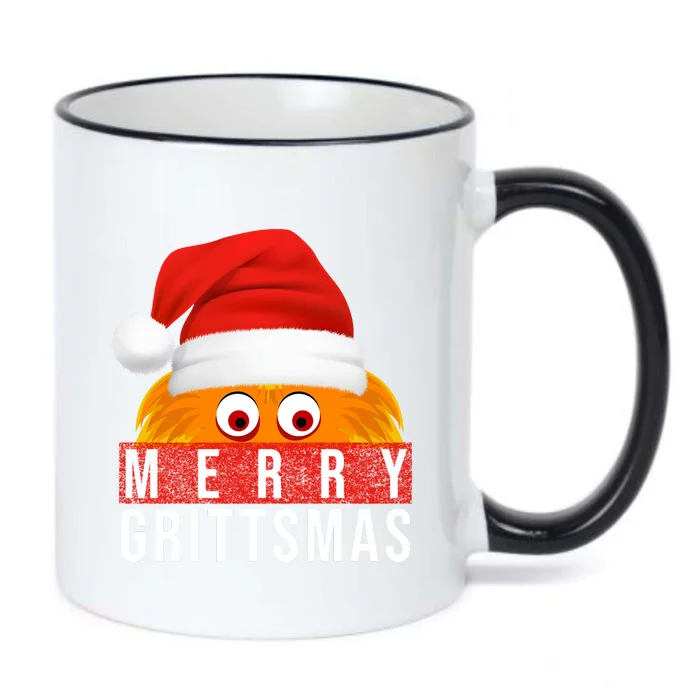 Gritty Christmas Merry Grittsmas Christmas Gift Long Sleeve Black Color Changing Mug