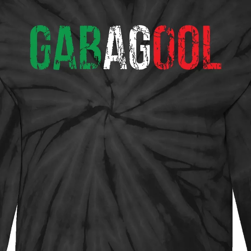 Gabagool Capicola Meat New Jersey Italian Pride Gift Tie-Dye Long Sleeve Shirt