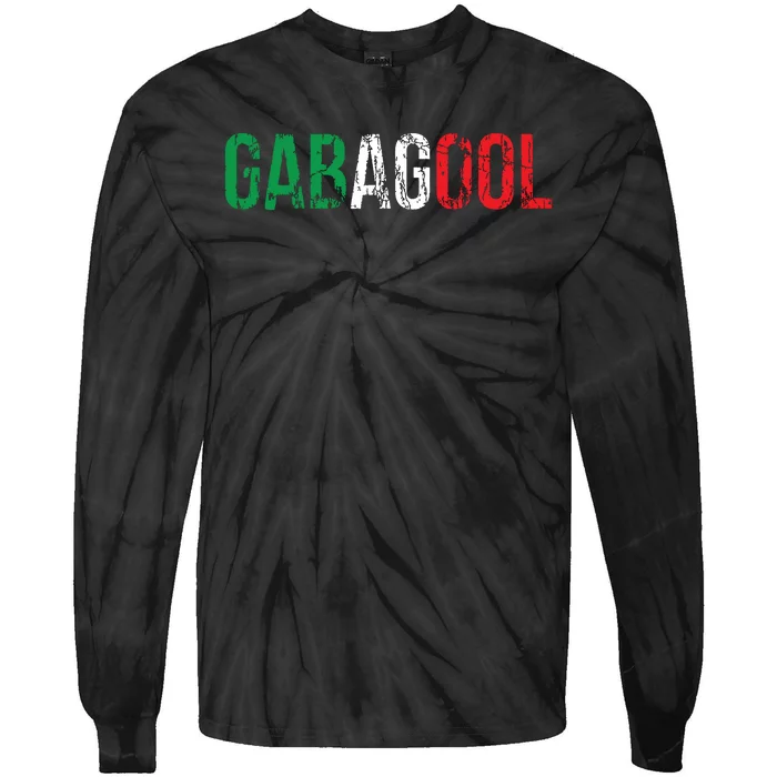 Gabagool Capicola Meat New Jersey Italian Pride Gift Tie-Dye Long Sleeve Shirt