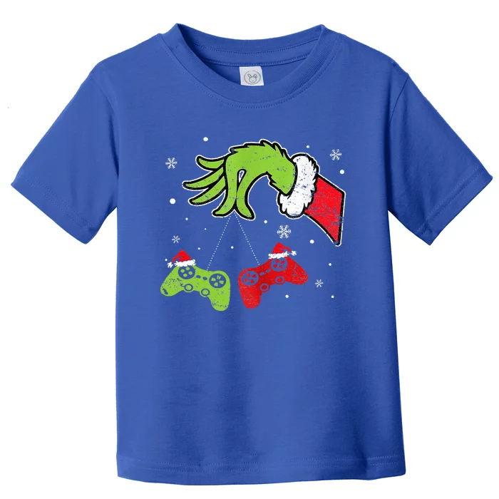 Gaming  Christmas Matching Pajamas Funny Gamer Toddler T-Shirt