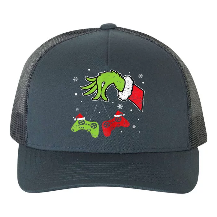 Gaming  Christmas Matching Pajamas Funny Gamer Yupoong Adult 5-Panel Trucker Hat