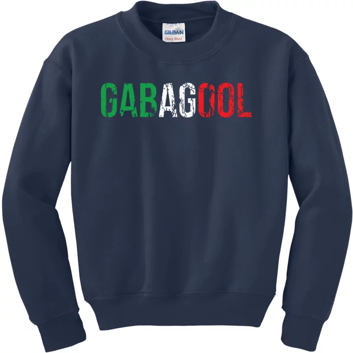 Gabagool Capicola Meat New Jersey Italian Pride Gift Kids Sweatshirt