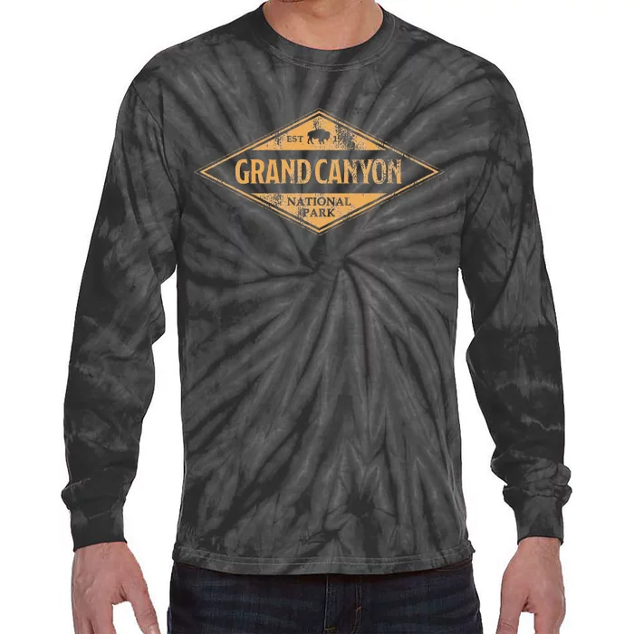 Grand Canyon National Park Tie-Dye Long Sleeve Shirt