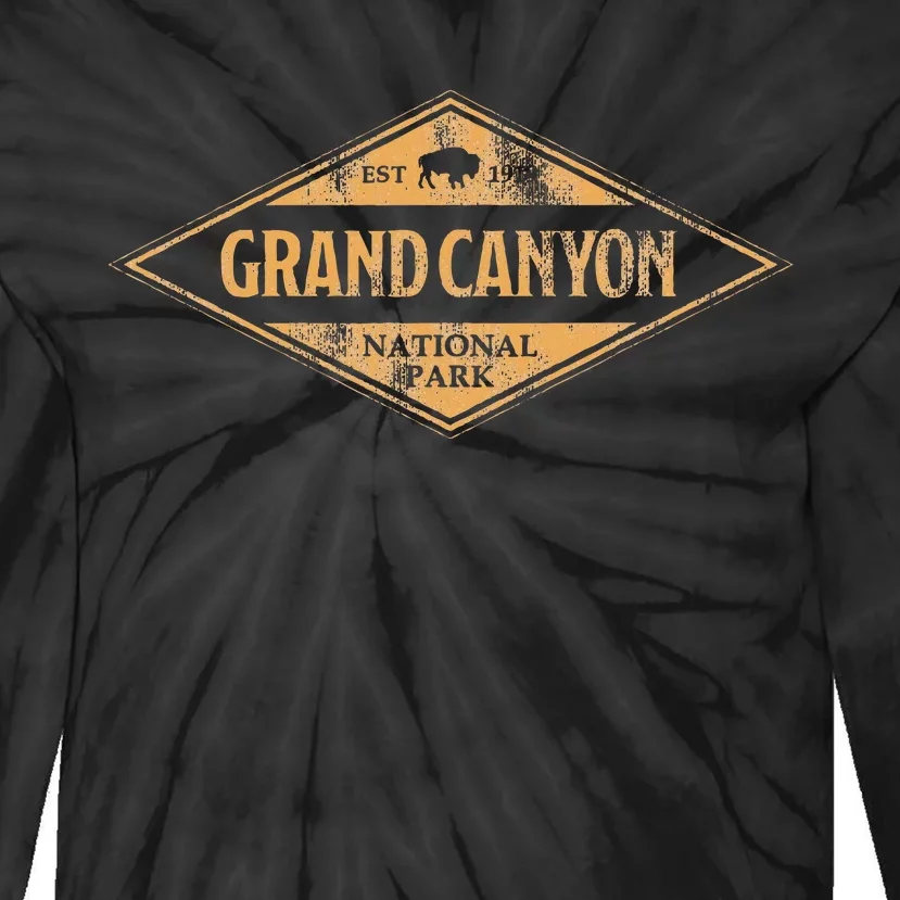 Grand Canyon National Park Tie-Dye Long Sleeve Shirt