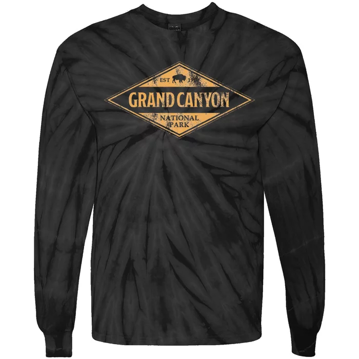 Grand Canyon National Park Tie-Dye Long Sleeve Shirt