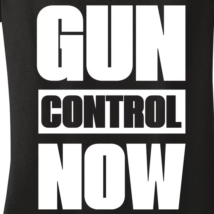 Gun Control Now USA Women's V-Neck T-Shirt