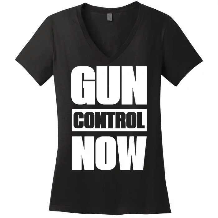 Gun Control Now USA Women's V-Neck T-Shirt