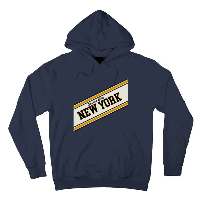 Garden City New York Varsity Logo Tall Hoodie