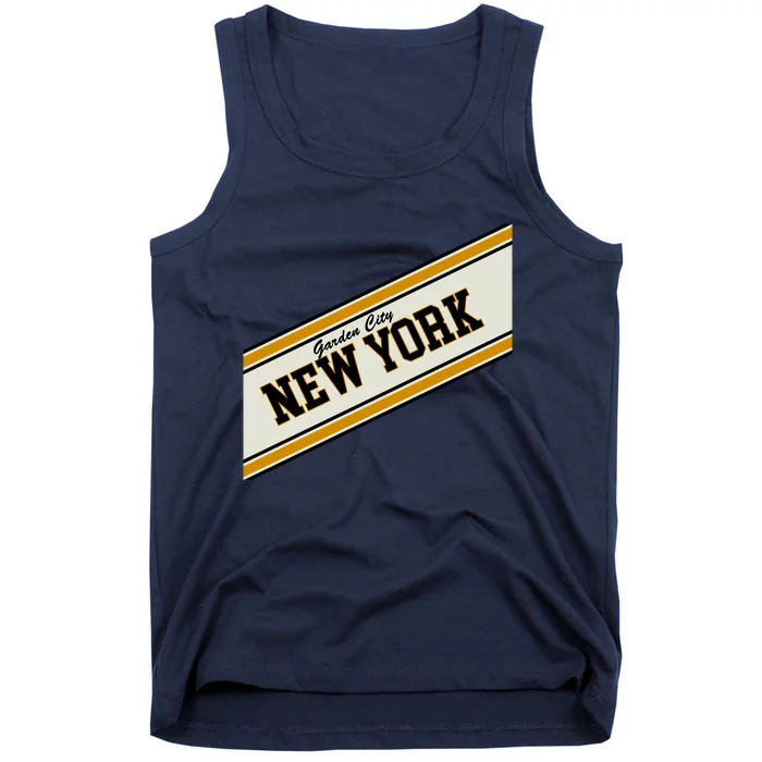 Garden City New York Varsity Logo Tank Top