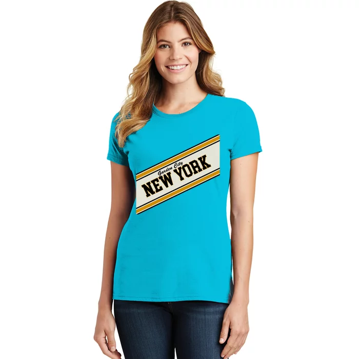 Garden City New York Varsity Logo Women's T-Shirt