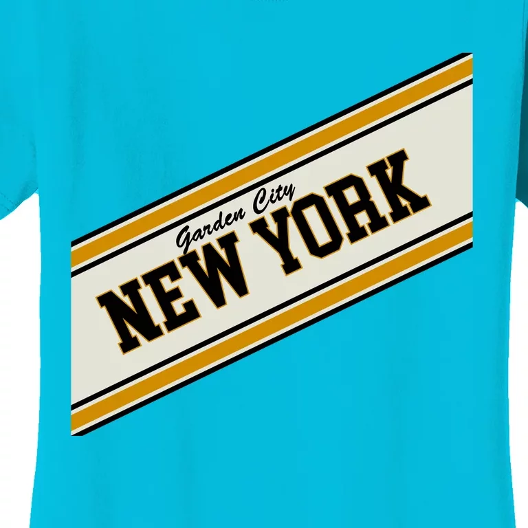 Garden City New York Varsity Logo Women's T-Shirt