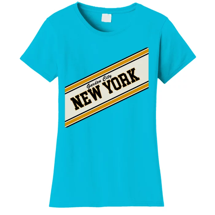 Garden City New York Varsity Logo Women's T-Shirt