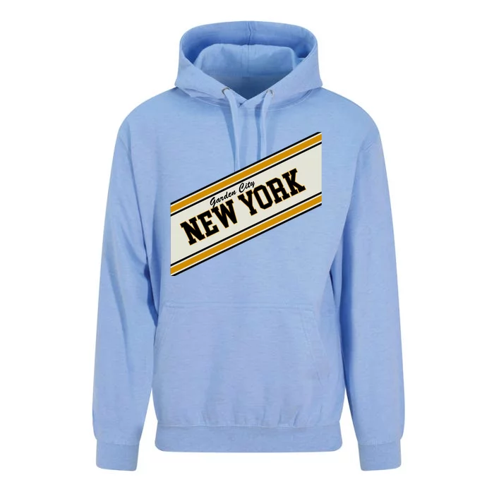 Garden City New York Varsity Logo Unisex Surf Hoodie