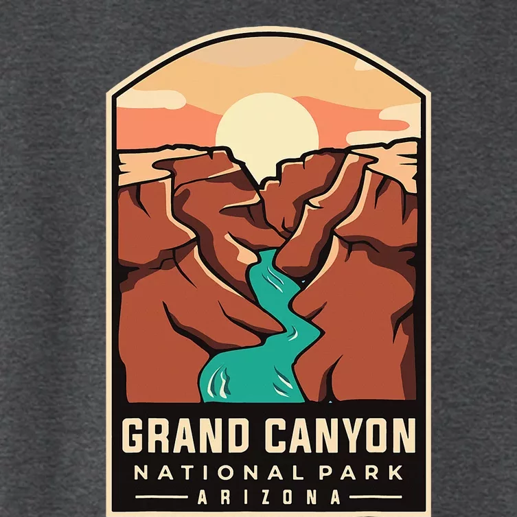 Grand Canyon National Park Throwback Design Classic Women's Crop Top Tee