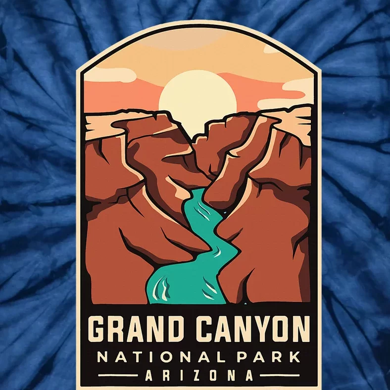 Grand Canyon National Park Throwback Design Classic Tie-Dye T-Shirt