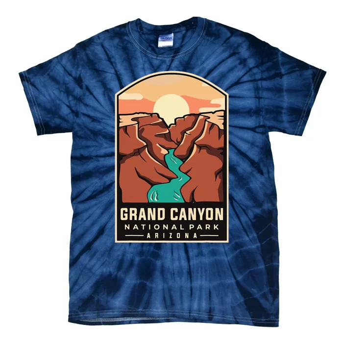 Grand Canyon National Park Throwback Design Classic Tie-Dye T-Shirt