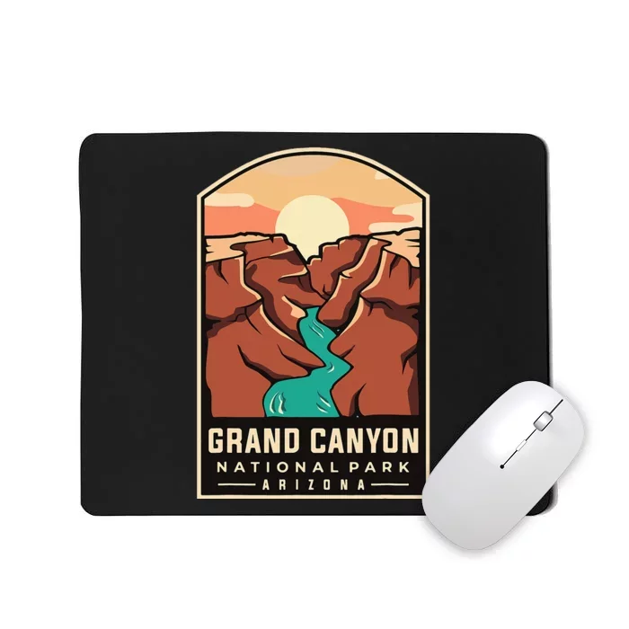 Grand Canyon National Park Throwback Design Classic Mousepad