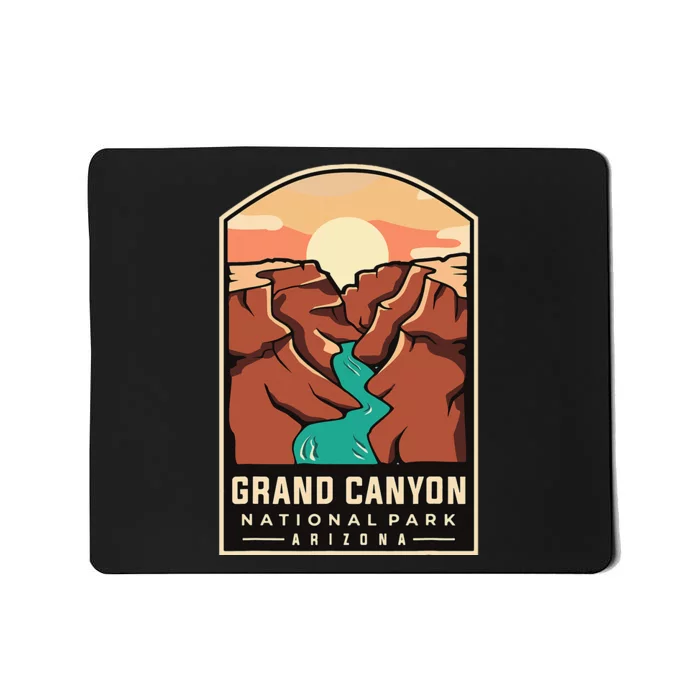 Grand Canyon National Park Throwback Design Classic Mousepad