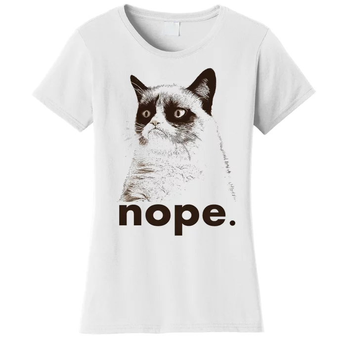 Grumpy Cat Nope Women's T-Shirt