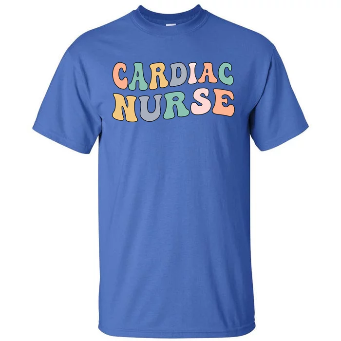 Groovy Cardiac Nurse Cardiac Nursing Gift Tall T-Shirt