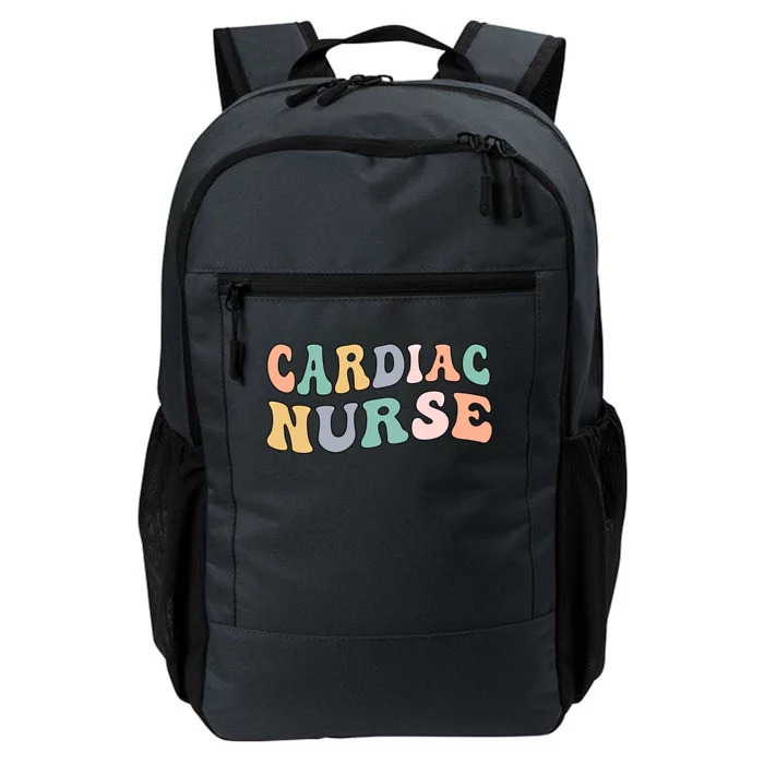 Groovy Cardiac Nurse Cardiac Nursing Gift Daily Commute Backpack