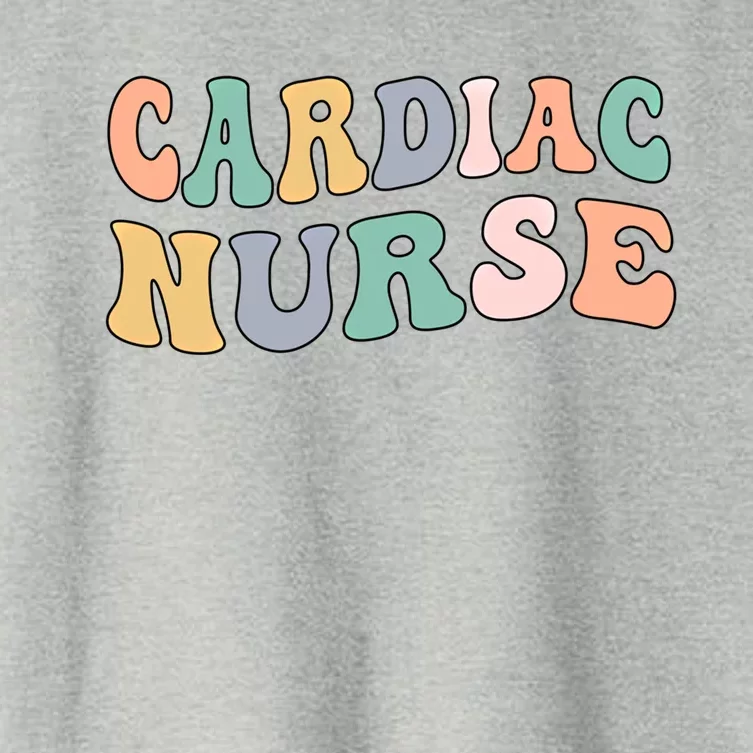 Groovy Cardiac Nurse Cardiac Nursing Gift Women's Crop Top Tee