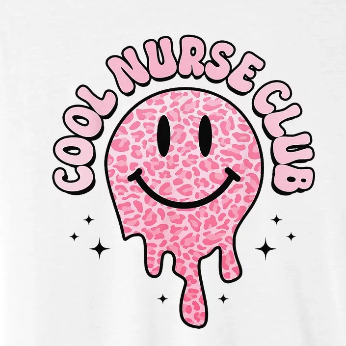 Groovy Cool Nurse Club Healthcare Worker Smile Face ChromaSoft Performance T-Shirt