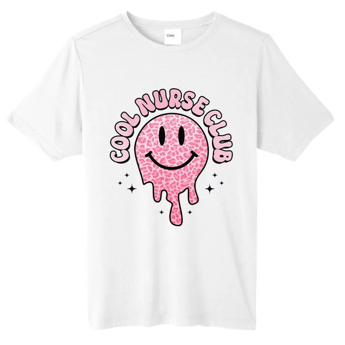 Groovy Cool Nurse Club Healthcare Worker Smile Face ChromaSoft Performance T-Shirt