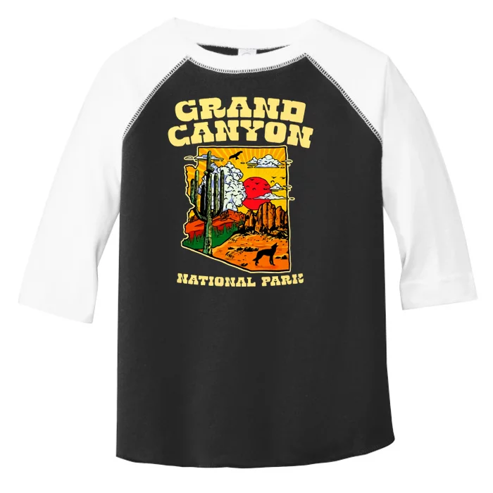 Grand Canyon National Park Arizona Travel Lover Camping Toddler Fine Jersey T-Shirt