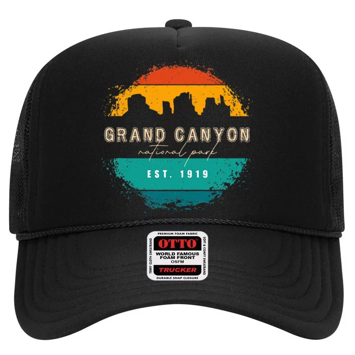 Grand Canyon National Park High Crown Mesh Trucker Hat