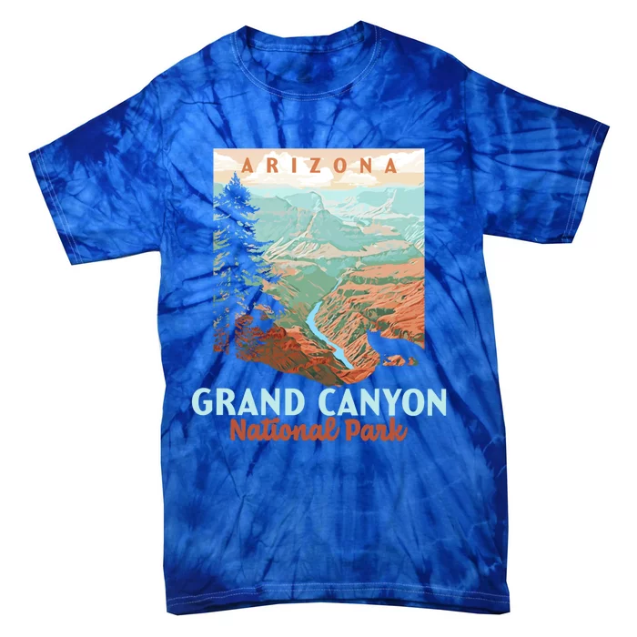 Grand Canyon National Park Arizona Vintage Wpa Style Gift Tie-Dye T-Shirt